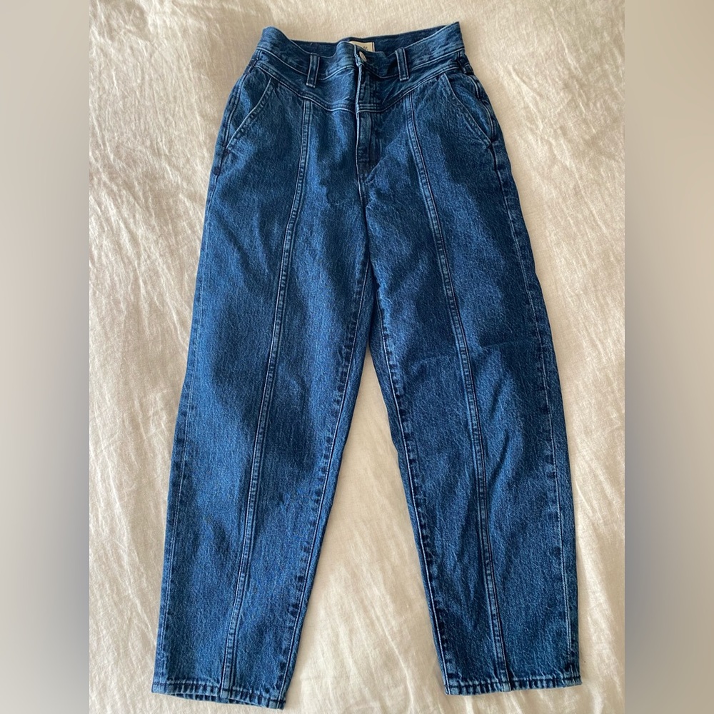NWOT, dark blue, baggy